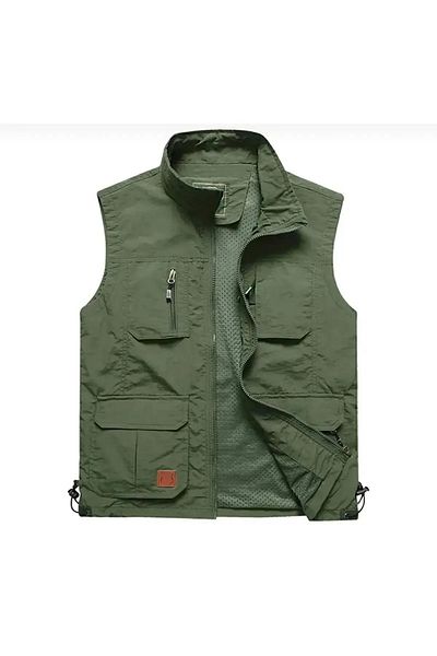 aytekinler askeri malzeme Men's Vest Outdoor Close-Fitting Fit (Size 1 Big You Read) Multi-Pocket Sports Vest