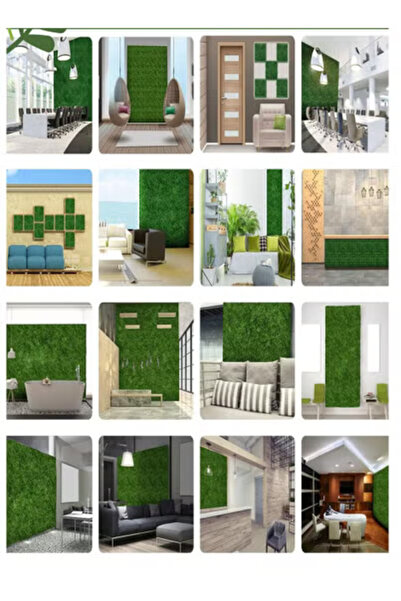 co arma 20pcs 60*40cm Artificial Grass Wall Set for Garden, Home and Pool Decoration