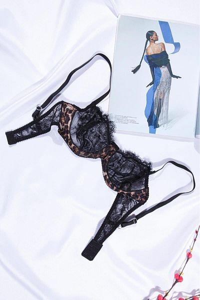 BLUE AVCI LINGERIE Set sutien Wild Leopard