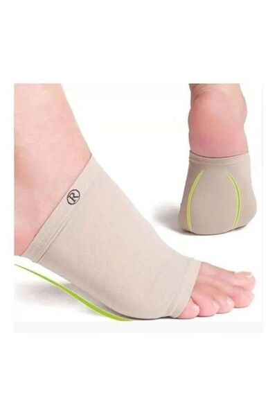 Türkmedical Silikon Jel Ortopedik Ark Destek Çorap Pedleri Plantar Fasiit Aya...
