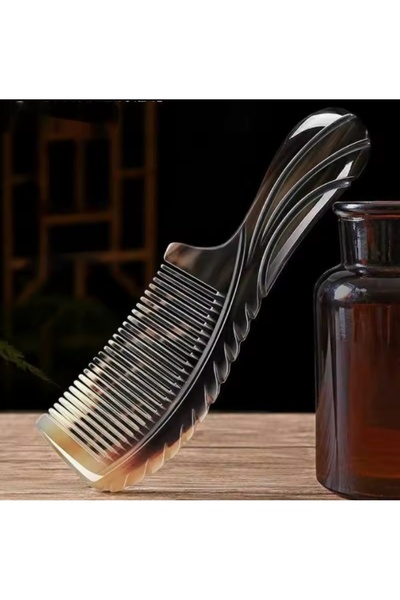 Wolawood Special Handmade Natural Bone Comb Antistatic Hair Care Unisex Anti-Dandruff Healthy Solution