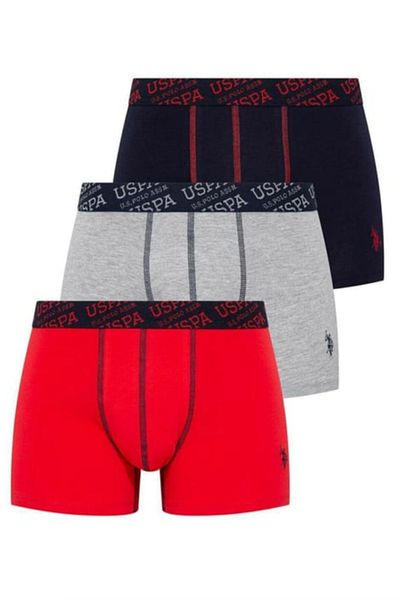 U.S. Polo Assn. Άνδρας, Αδειοδοτημένος, USPA, Σετ Boxer 3 τεμαχίων