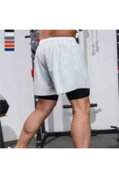 RUTBİL SPORTS 2'Sİ 1 ARADA FUTBOLCU-GYM-FİTNESS-ANTRENMAN-KOŞU KISA TAYTLI ŞORT- TAYTLI ŞORT BİRLEŞİK 2'Sİ 1 ARADA