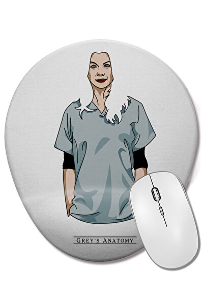 BASKI DÜNYASI Grey's Anatomy Οβάλ ποντίκι με υποστήριξη καρπού