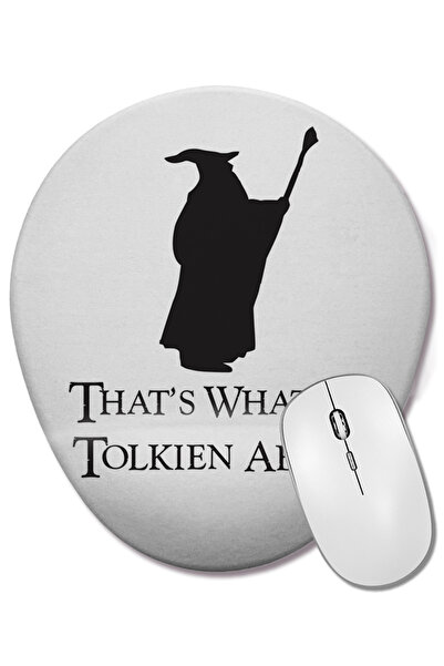 BASKI DÜNYASI Ο Άρχοντας των Δαχτυλιδιών Τόλκιν Οβάλ ποντίκι με υποστήριξη κα...
