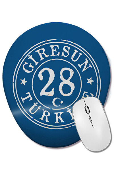 BASKI DÜNYASI 24 Erzincan Mouse Pad oval cu suport pentru încheietura mâinii
