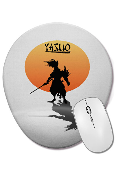 BASKI DÜNYASI Yasuo ili Imperdoavel ovalna podloga za miša sa podrškom za zglob