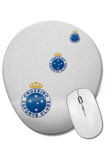 BASKI DÜNYASI Mouse Pad oval Cruzeiro 3 cu suport pentru încheietura mâinii