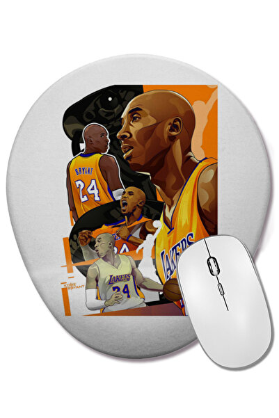 BASKI DÜNYASI Οβάλ ποντίκι με υποστήριξη καρπού Kobe Mamba Kobe Bryant