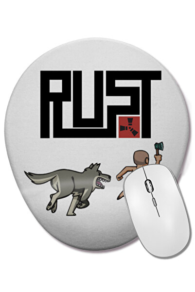 BASKI DÜNYASI Mouse Pad oval cu suport pentru încheietura mâinii