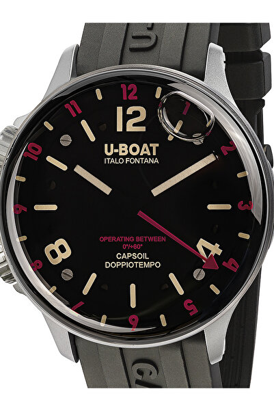 U-BOAT 8839 Capsoil Doppiotempo SS GMT 45mm 10ATM