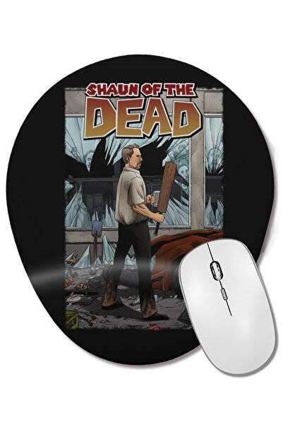 BASKI DÜNYASI Shaun Of The Dead The Walking Shaun Mouse Pad oval cu suport pe...