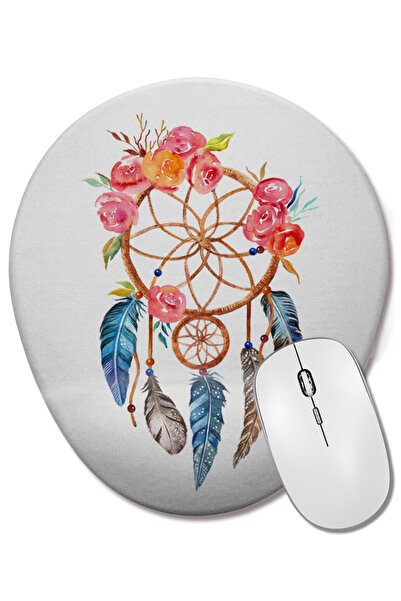 BASKI DÜNYASI Οβάλ ποντίκι ποντικοπολιτείας με υποστήριξη καρπού Dream Catcher