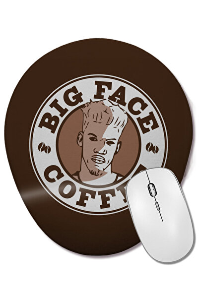 BASKI DÜNYASI Jimmy Butler Big Face Coffee Mouse Pad oval cu suport pentru în...
