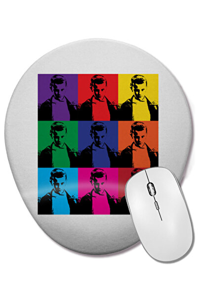 BASKI DÜNYASI Οβάλ ποντίκι με υποστήριξη καρπού Stranger Things Eleven Warhol