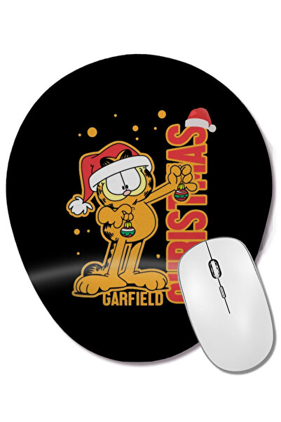 BASKI DÜNYASI Οβάλ ποντίκι με υποστήριξη καρπού Garfield Christmas