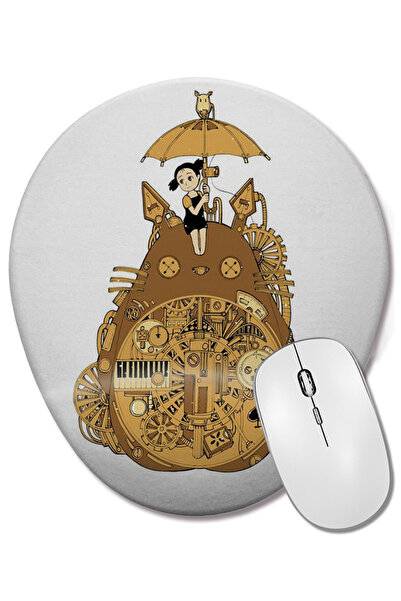 BASKI DÜNYASI Totoro One Piece Death Note Tokyo Ghoul Kaneki Mouse Pad oval c...