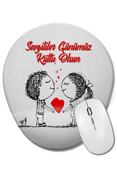 BASKI DÜNYASI Cadou pentru iubit de Ziua Îndrăgostiților 0240 Mouse Pad oval ...