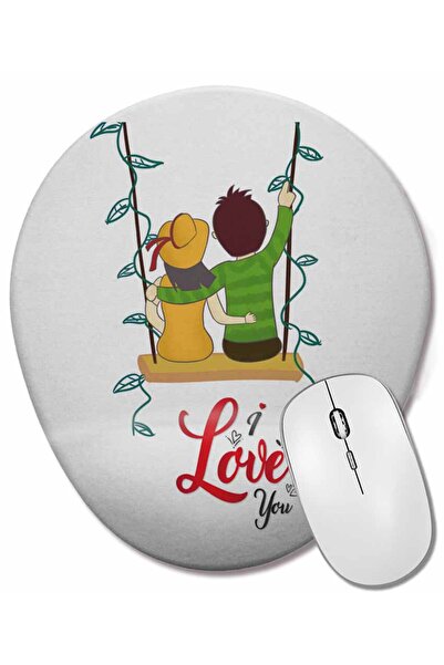 BASKI DÜNYASI Δώρο για την Ημέρα του Αγίου Βαλεντίνου 097 Οβάλ ποντίκι με υπο...