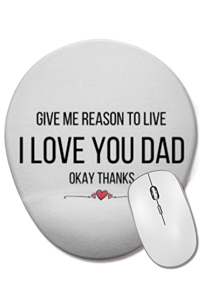 BASKI DÜNYASI Mouse Pad oval cu suport pentru încheietura mâinii pentru femei...