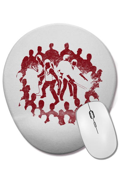 BASKI DÜNYASI Ограден от смъртта Bilek Destekli Oval Mouse Pad