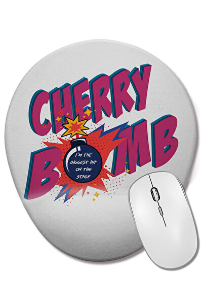 BASKI DÜNYASI NCT 127 Cherry Bomb Οβάλ ποντίκι με υποστήριξη καρπού