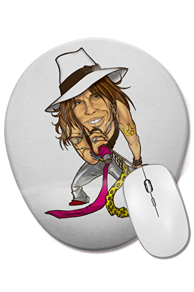 BASKI DÜNYASI Οβάλ ποντίκι με υποστήριξη καρπού Steven Tyler