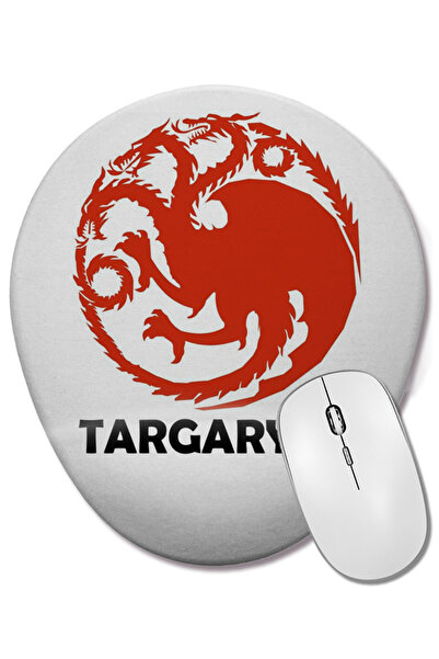 BASKI DÜNYASI Mouse Pad oval Targaryen Game of Thrones cu suport pentru înche...