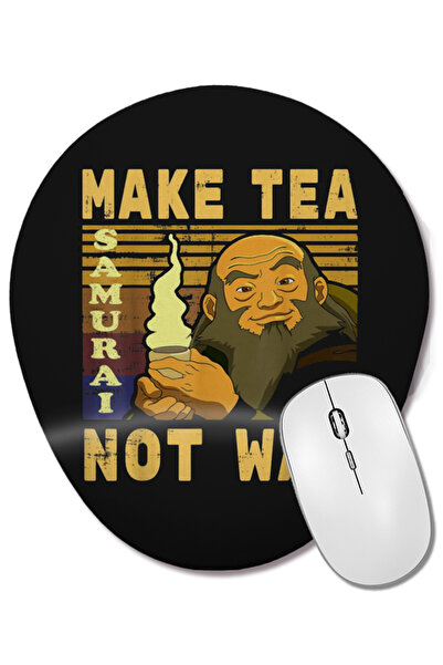 BASKI DÜNYASI Avatar Iroh Make Tea Not War 01 Mouse Pad oval cu suport pentru...