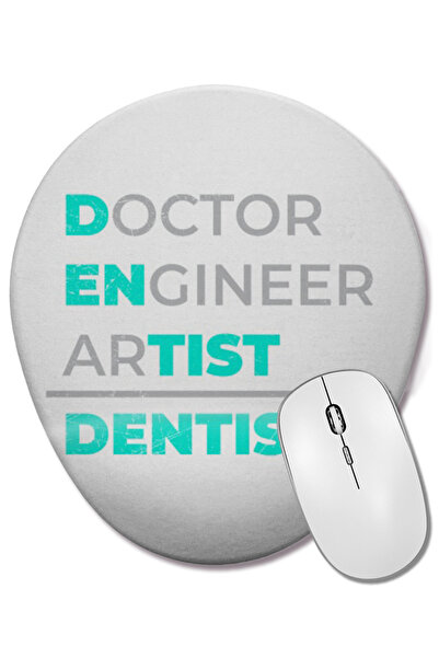 BASKI DÜNYASI Doctor Engineer Artist Dentist 030 Mouse Pad oval cu suport pen...