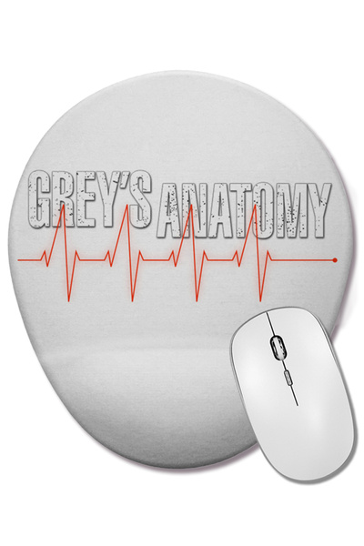 BASKI DÜNYASI Grey's Anatomy Οβάλ ποντίκι με υποστήριξη καρπού