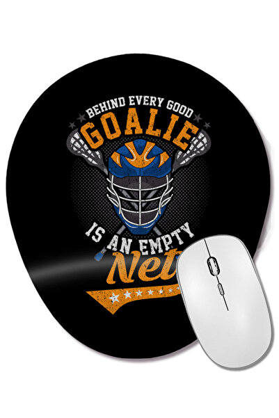 BASKI DÜNYASI În spatele fiecărei bune poziții de portar se află o plasă goală. Mouse pad oval cu suport pentru încheietura mâinii pentru lacrosse