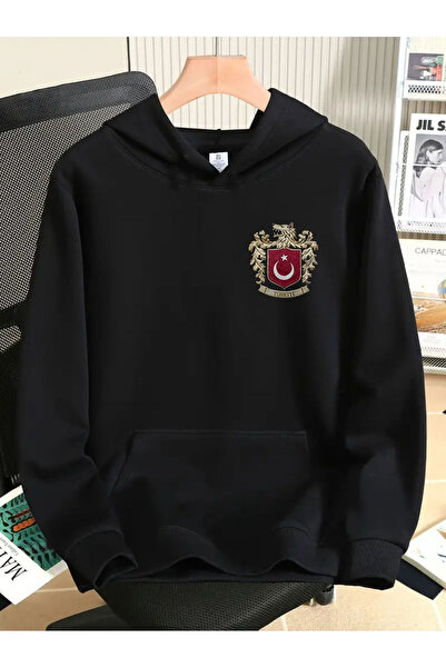 TARCENMODA Bozkurt Milli Arma Designed Unisex Lined Hooded Sweatshirt