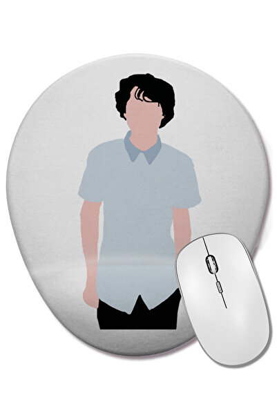 BASKI DÜNYASI Mouse Pad oval Finn Wolfhard cu suport pentru încheietura mâinii