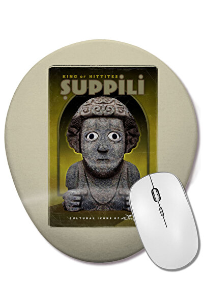 BASKI DÜNYASI Mouse Pad oval Suppili cu suport pentru încheietura mâinii