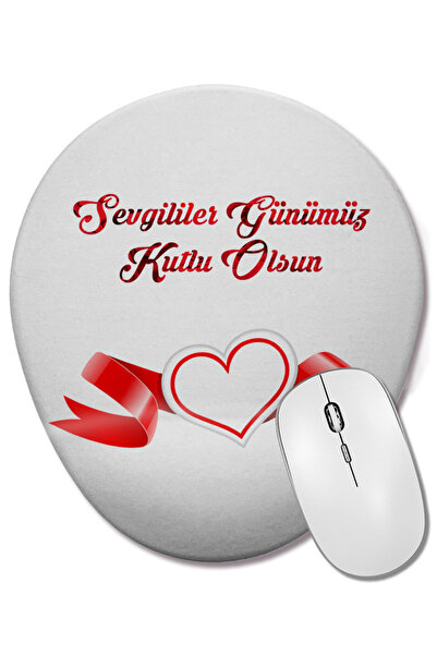 BASKI DÜNYASI Cadou pentru iubit de Ziua Îndrăgostiților 021 Mouse Pad oval c...