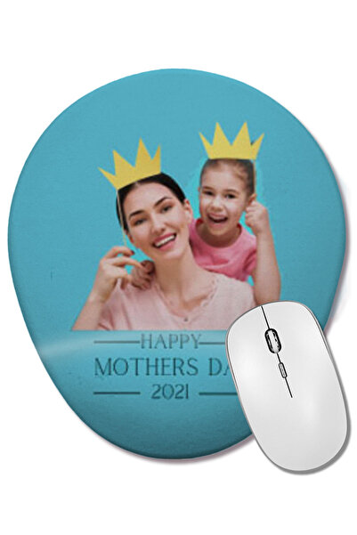 BASKI DÜNYASI Happy Mothers Day 2021 Fashion Women Summer Mouse Pad oval pent...