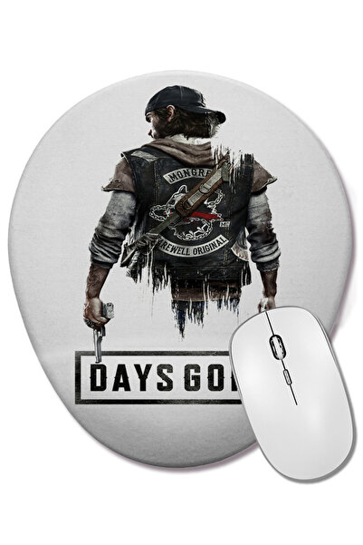 BASKI DÜNYASI Mouse Pad oval Days Gone cu suport pentru încheietura mâinii
