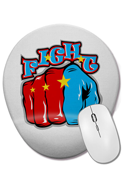 BASKI DÜNYASI Οβάλ ποντίκι ποντικιούχου υπολογιστή Fight Club με στήριγμα καρπού