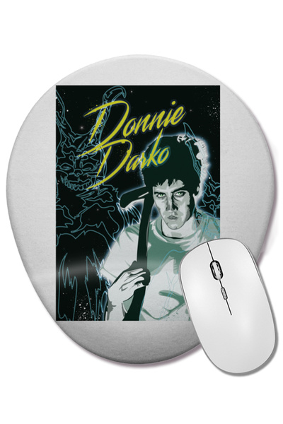 BASKI DÜNYASI Mouse Pad oval Donnie Darko cu suport pentru încheietura mâinii