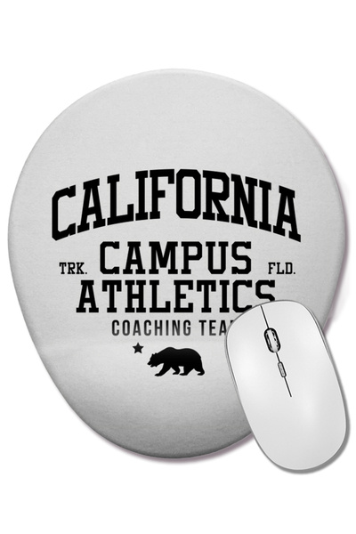 BASKI DÜNYASI Οβάλ ποντίκι ποντικοπολεμικής χρήσης με στήριγμα καρπού Califor...