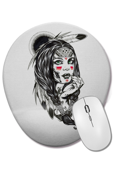 BASKI DÜNYASI Οβάλ ποντίκι με υποστήριξη καρπού Indiana Jones