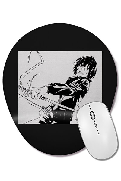 BASKI DÜNYASI Yato - Noragami Mouse Pad oval cu suport pentru încheietura mâinii