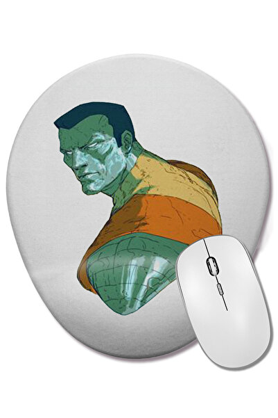 BASKI DÜNYASI Mouse Pad oval Colossus cu suport pentru încheietura mâinii