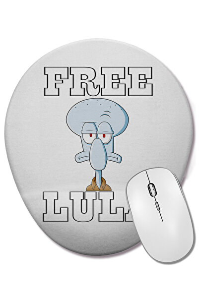 BASKI DÜNYASI Δωρεάν οβάλ ποντίκι με υποστήριξη καρπού Lula