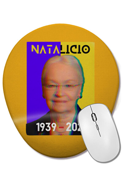 BASKI DÜNYASI Diana Natalicio RIP Mouse Pad oval cu suport pentru încheietura...