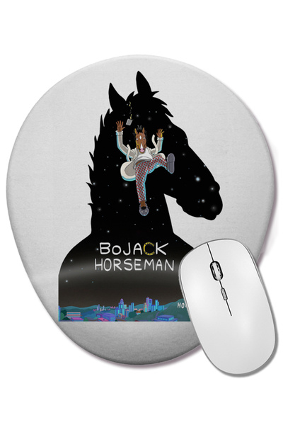 BASKI DÜNYASI Οβάλ ποντίκι ποντικοπολεμικής χρήσης με υποστήριξη καρπού BoJac...