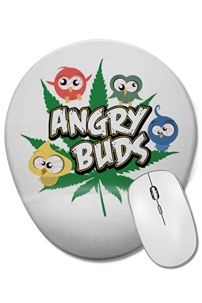 BASKI DÜNYASI Οβάλ ποντίκι με υποστήριξη καρπού Buds