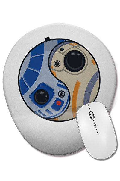 BASKI DÜNYASI Star Wars 2222 Mouse Pad oval cu suport pentru încheietura mâinii