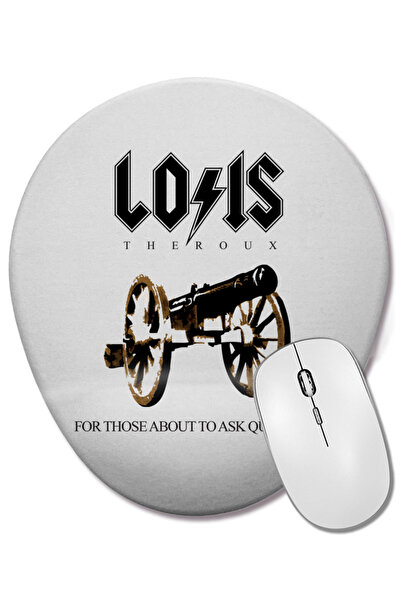 BASKI DÜNYASI Louis Theroux Theroux AC DC Questions Οβάλ ποντίκι με υποστήριξ...